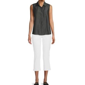 Time and True Sleeveless Henley Shirt